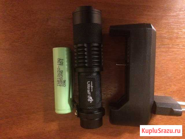 Фонарь Ultrafire cree XML-T6 2000LM с зумом Ликино-Дулево - изображение 1