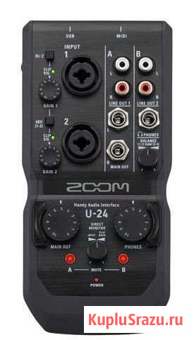 Студийный аудио интерфейс Zoom U-24 (2 выхода) Вологда - изображение 1
