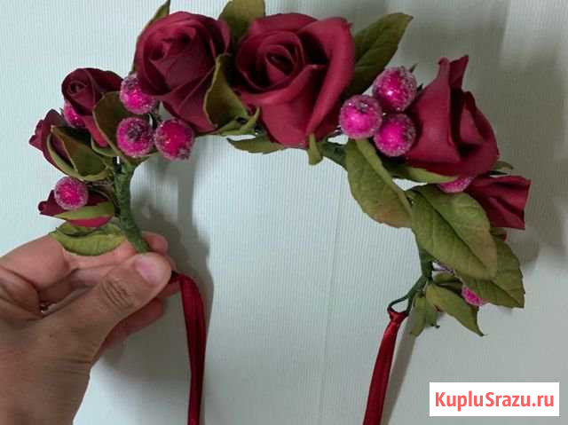 Веночек из фоамирана Шуя - изображение 1