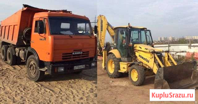 Аренда Экскаватора-Погрузчика Коматцу Гостилицы - изображение 1