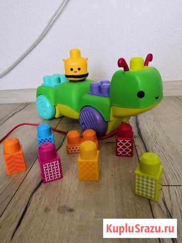 Конструктор Mega Bloks Веселая гусеница Кострома - изображение 1