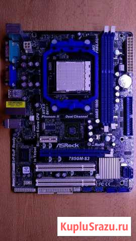 AsRock 785gm-s3 на запчасти Липецк - изображение 1