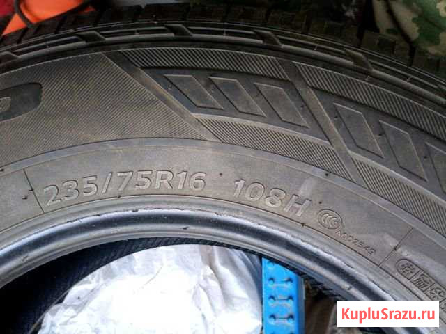 Комплект резины 235/75/16 Hankook Тазовский - изображение 1