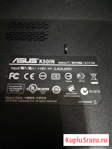 Asus k50in Будённовск - изображение 1