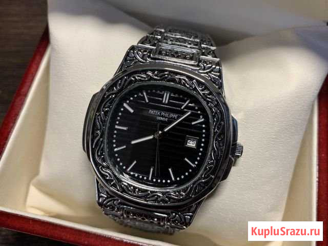 Часы Patek Philippe Men Nautilus Black Обнинск - изображение 1