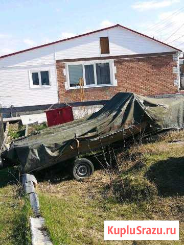 Продам лодку Казанка 5М с мотором Меркурий 60 Приобье - изображение 1