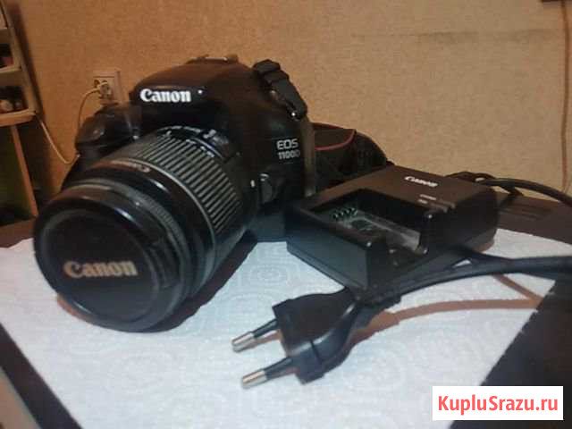 Фотоаппарат зеркальный Canon 1100D Ейск - изображение 1