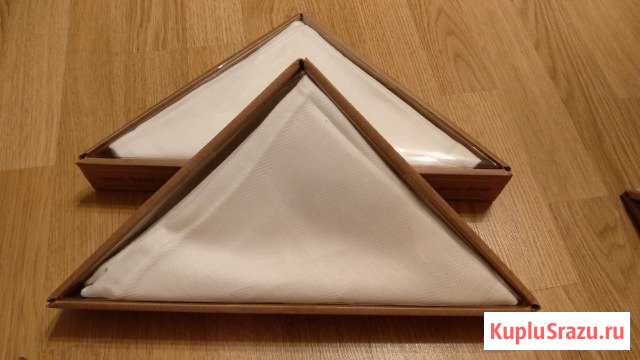 Комплект салфеток из льна (белые) Мытищи - изображение 1