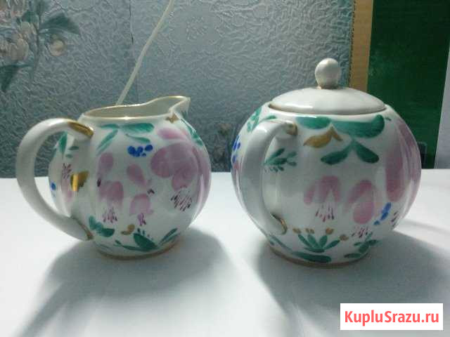 Сахарница и Сливочник. лфз ручная роспись Калач-на-Дону - изображение 1