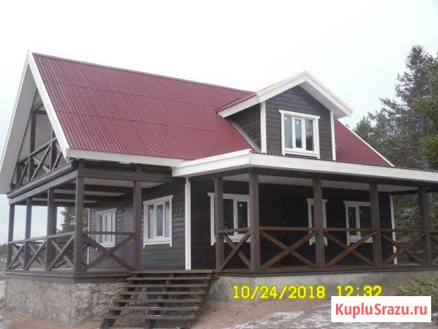 Коттедж 64 кв.м. на участке 15 сот. Умба - изображение 1