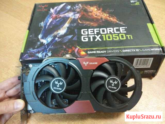 Nvidia GeForce GTX 1050ti 4gb Colorful Кузнецк - изображение 1