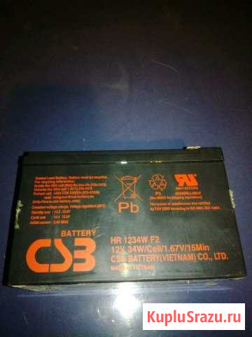 Аккумулятор battery csb hr 1234w f2 Дорогобуж - изображение 1
