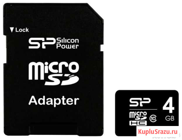 Silicon Power micro sdhc Card 4GB Тюмень - изображение 1
