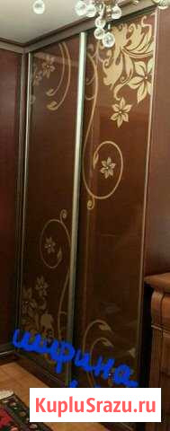Угловой шкаф купе со стразами.торг уместен Каспийск - изображение 1