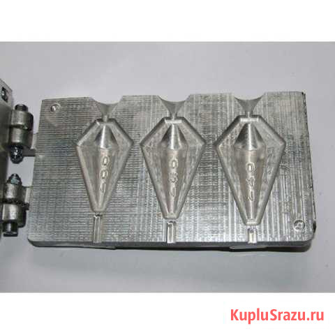 Чпу форма для рыболовных грузил Самолет Коммунарка - изображение 1