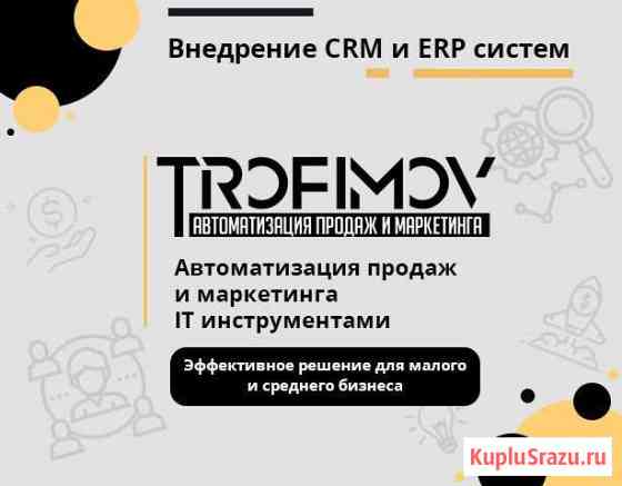 Внедрение CRM, ERP систем - Amo CRM, Битрикс24, др Новосибирск