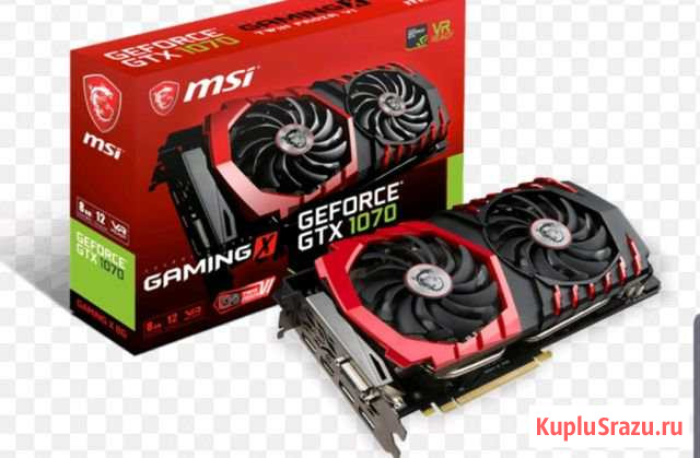 Видеокарта GTX 1070 MSI gaming 8GB DDR5 Грозный - изображение 1