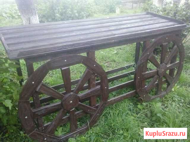 Торговый столик старая телега Кораблино - изображение 1