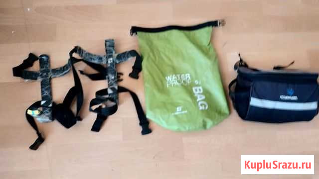 Крепления на вилку велосипеда и сумка на руль Балаково - изображение 1