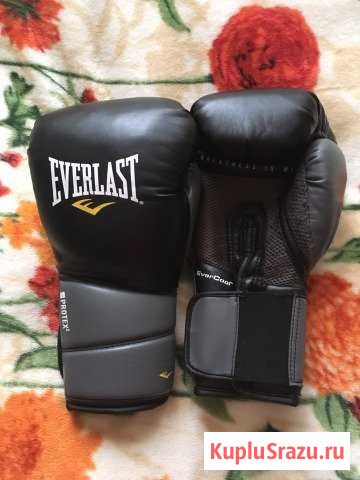 Перчатки боксерские Everlast 10oz Москва - изображение 1