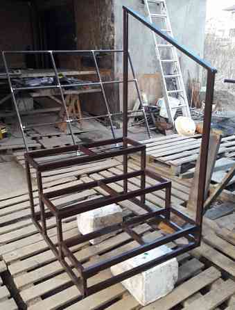 Каркас крыльца по размерам заказчика Лобня