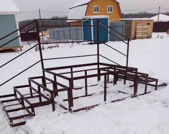 Каркас крыльца по размерам заказчика Лобня