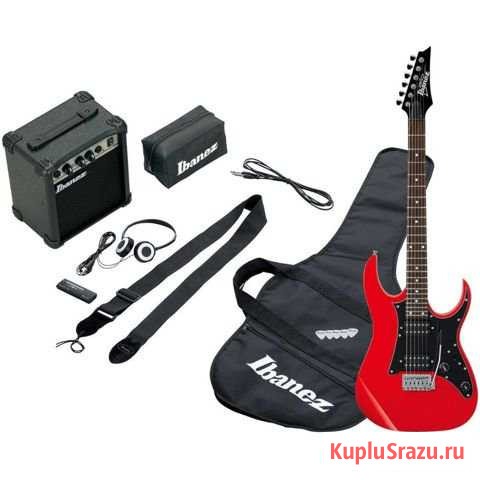 Гитарный комплект Ibanez ijrg200U Red New Jumpstar Егорьевск - изображение 1