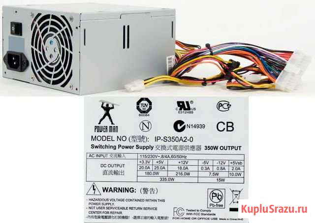Блок питания 350W InWin PowerMan Луга - изображение 1