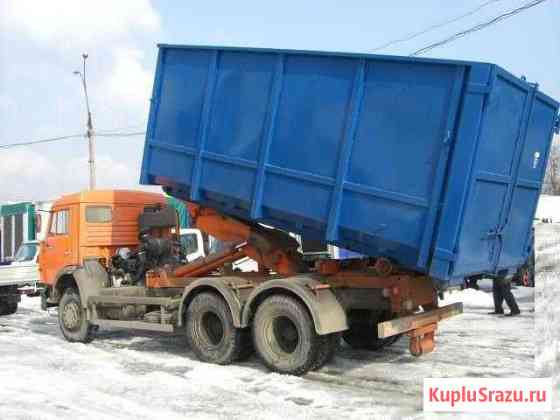 Вывезу строительный мусор контейнером пухто 6-27м3 Санкт-Петербург