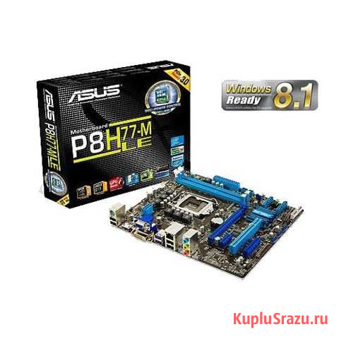 Матплата Asus h77m-le + Core i5-2400s+охлада(бокс) Октябрьский - изображение 1