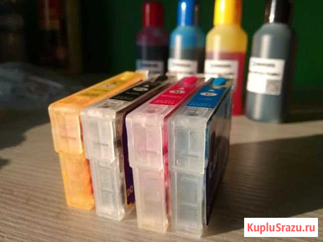 Чернила+снпч для Epson Можайск - изображение 1