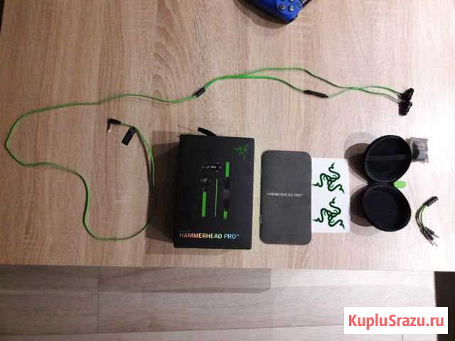 Игровые наушники Razer hammerhead pro v2 Рязань - изображение 1