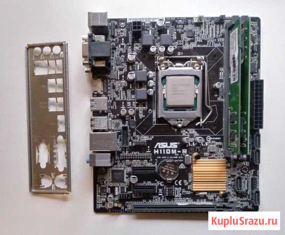 Мат плата socket 1151 + G4400 (комплект) Калининград - изображение 1