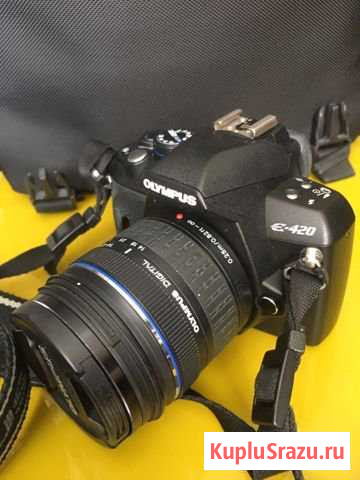 Фотоаппарат Olympus E-420 kit и объектив zuiko Dig Омск - изображение 1