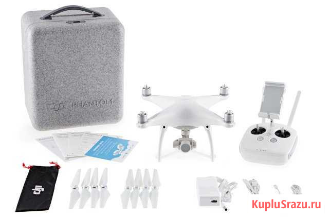 Новый дрон DJI Phantom 4 (3 батареи) Выборг - изображение 1