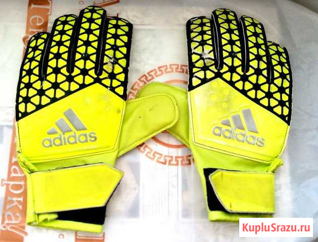 Футбольные перчатки вратарские адидас adidas орига Архангельск - изображение 1