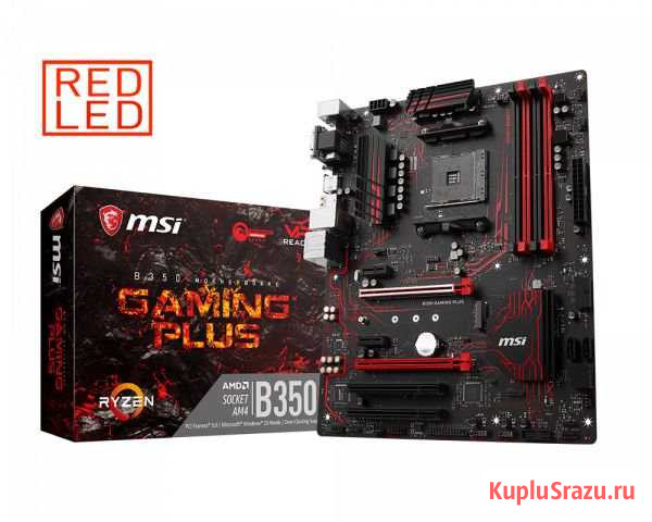 Новая MSI B350 gaming plus Обнинск - изображение 1