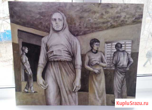 Картина Их безумие. Масло. 50х60 см Чебоксары - изображение 1