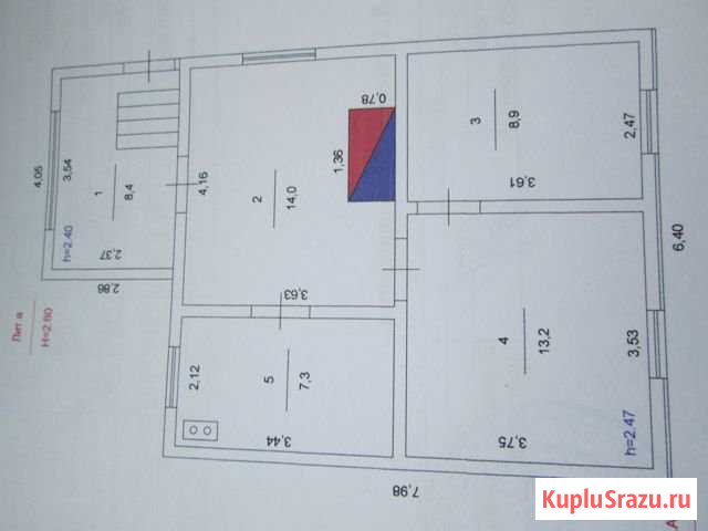 Дом 43.4 кв.м. на участке 11 сот. Бердяуш - изображение 1