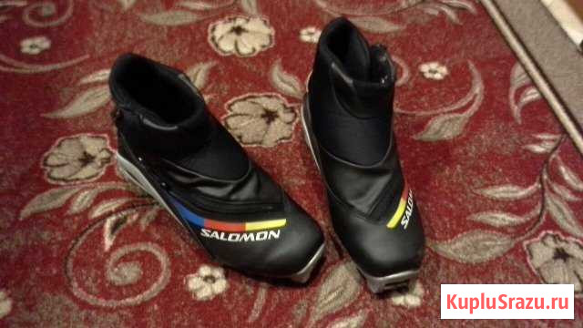 Лыжные ботинки Salomon (классика) Петрозаводск - изображение 1