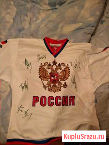 Хоккейный свитер с росписями российской сборной Северодвинск - изображение 1