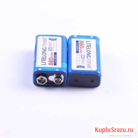 Аккумулятор 9v 880 mAh перезаряжаемый Калининград - изображение 1