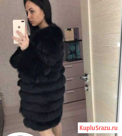 Шуба из песца. Арт: 3782 Белово - изображение 1