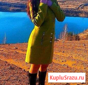 Продаю пальто, салатового цвета, в хорошем состоян Богородицк - изображение 1