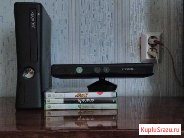 Xbox 360 + Kinect (3 игры) Орехово-Зуево - изображение 1