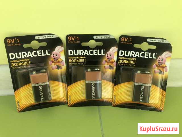 Батарейки duracell 9V Калининград - изображение 1