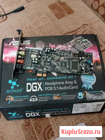 Аудиокарта Asus xonar dgx рабочая Астрахань - изображение 1