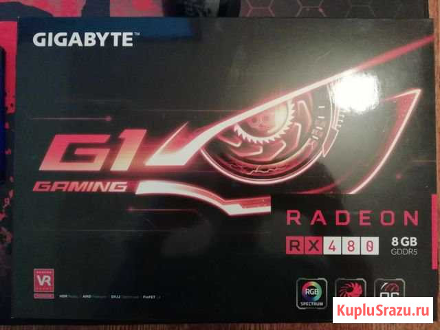 Rx480 8g Gigabait g1 gaming Балашов - изображение 1