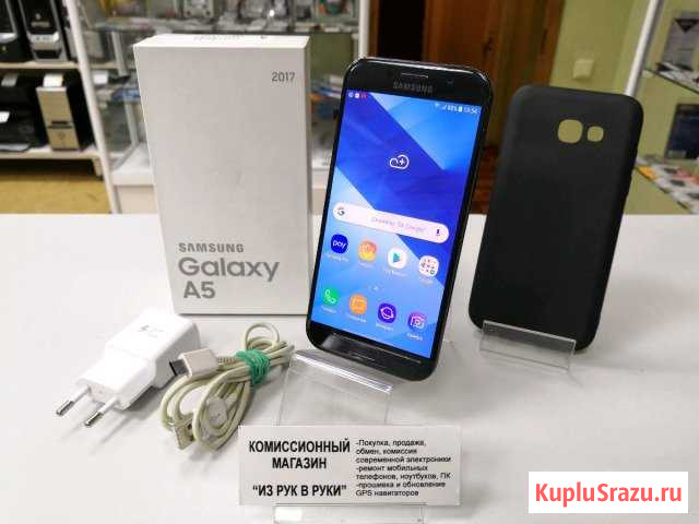 Мт SAMSUNG SM-A520F Galaxy A5 2017 (б/у) Североморск - изображение 1