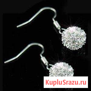 Серьги Шамбола с кристаллами Swarovski Калининград - изображение 1